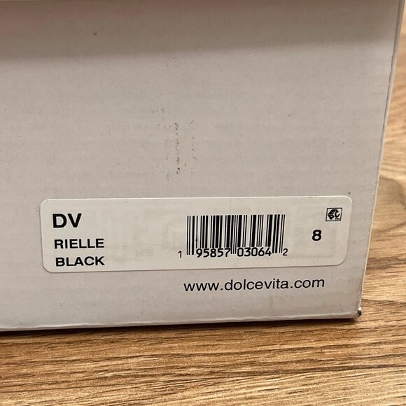 DV Dolce Vita Rielle Boots Booties Black Croco Slip on Women's Size 8 NEW - Picture 15 of 15